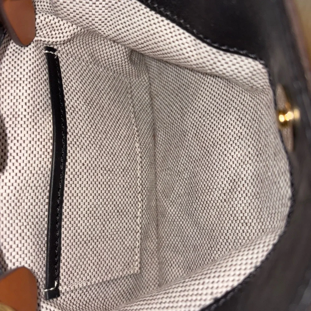 Dooney & Bourke Black and Brown Large Barlow Women's Bag - Picture 6 of 8